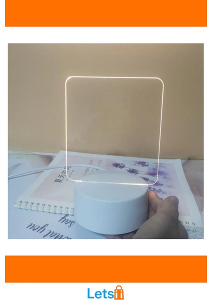 Yazılabilir Silinebilir LED Çizim Tableti Gece Lambası fırsatları