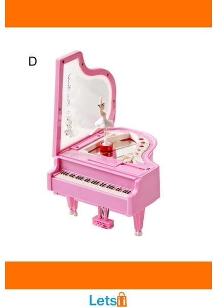 Balerin Figürlü Piyano Müzik Kutusu Nostaljik Ev Dekoru modelleri