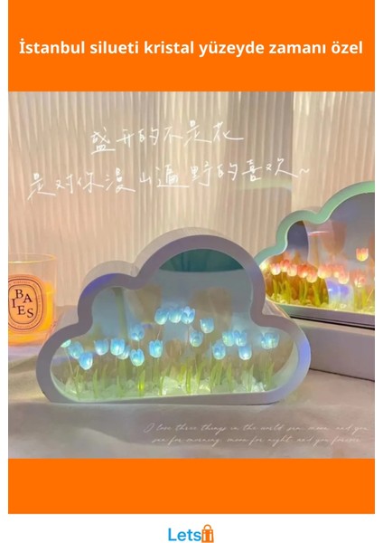 El Yapımı Pembe Bulut Gece Lambası Büyük Boy fiyatları