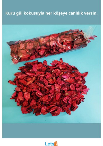 Kokulu Kırmızı Gül Kurusu 100 Gram fiyatları