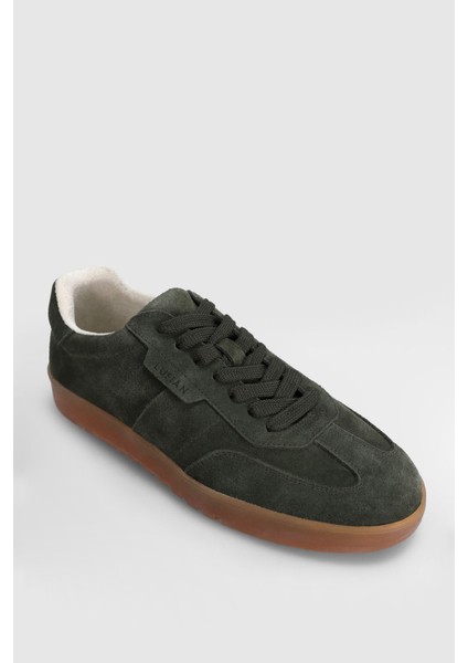 Pele Erkek Deri Sneaker Ayakkabı Kahverengi fiyatları