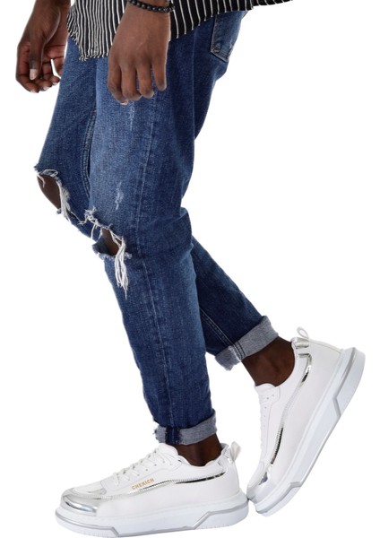 CH241 - Cbt Signature Line Up Erkek Ayakkabı Beyaz/gumus indirimleri