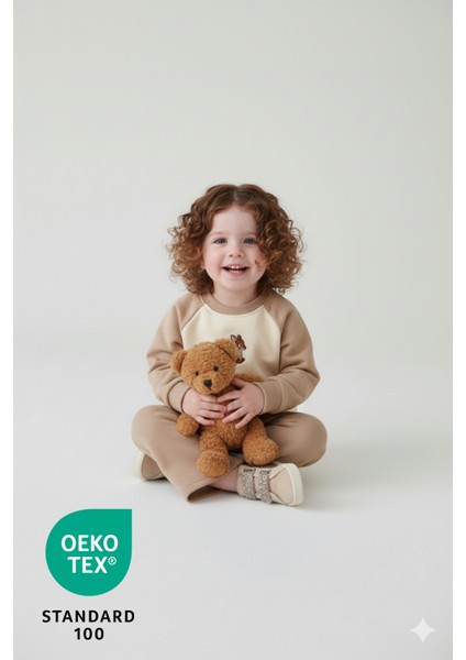 Baby Deer 2li %100 Pamuk Nakışlı Iki Iplik Ispanyol Paça Üst Takım fiyatları