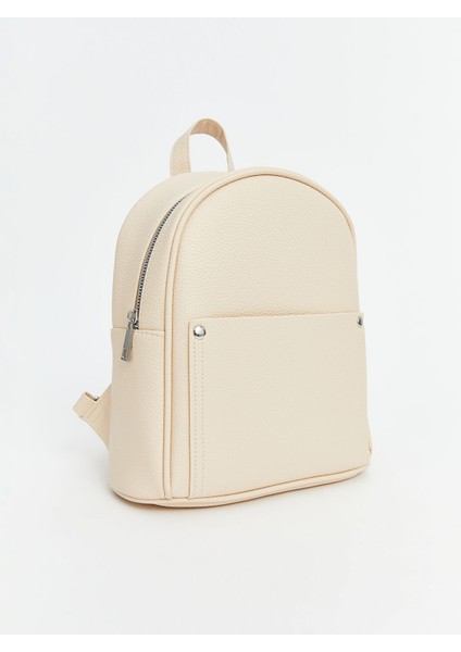Yeni Sezon Deri Görünümlü Kadın Sırt Çantası