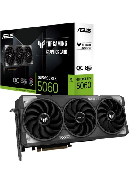 Asus Geforce TUF-RTX5060-O8G-GAMING 8gb Gddr7 128BIT 1xhdmı 2xdp Ekran Kartı