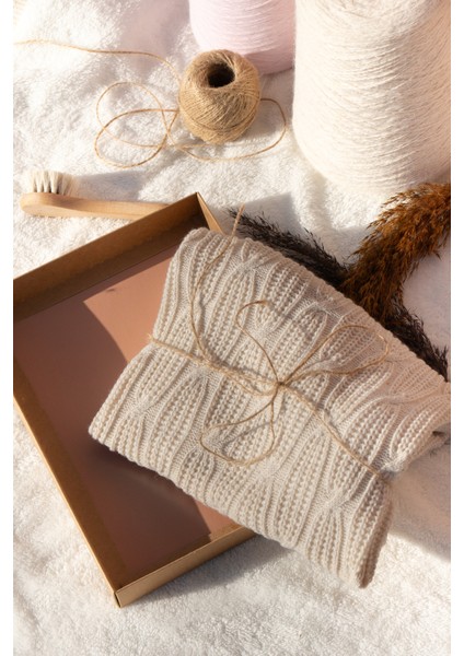 Triko Örme Mevsimlik Ultra Yumuşak Dokulu Kutulu Bebek Battaniyesi