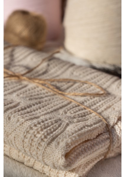 Triko Örme Mevsimlik Ultra Yumuşak Dokulu Kutulu Bebek Battaniyesi