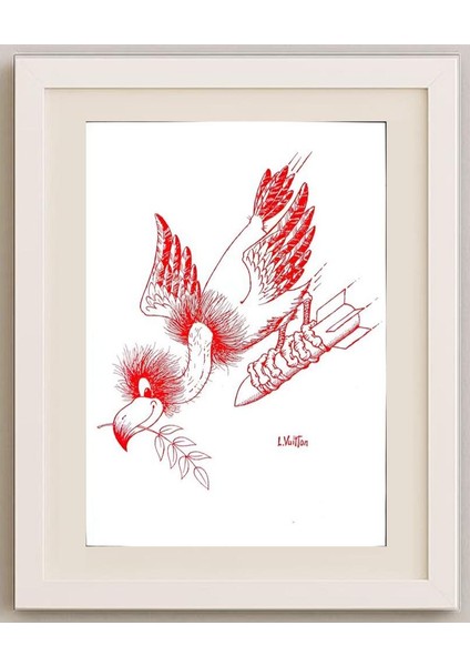 Lvuitton 29X21CM Orijinal Karikatür Tablo fırsatları