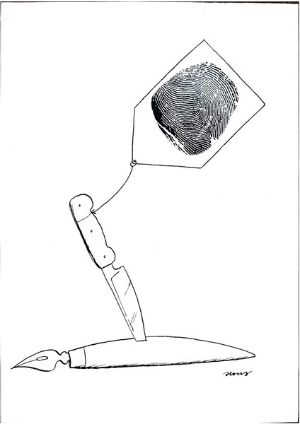 Ivan Haramija 35X25CM Orijinal Karikatür Tablo modelleri