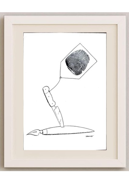 Ivan Haramija 35X25CM Orijinal Karikatür Tablo fırsatları