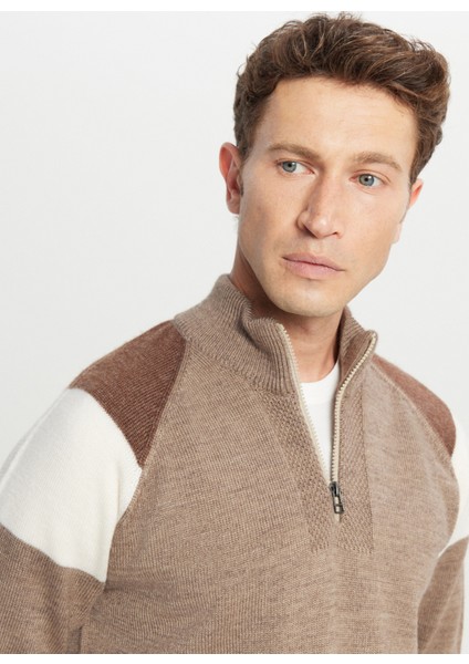 Bato Yaka Standart Vizon - Kahve Erkek Kazak ACE049261481_VZK fırsatları