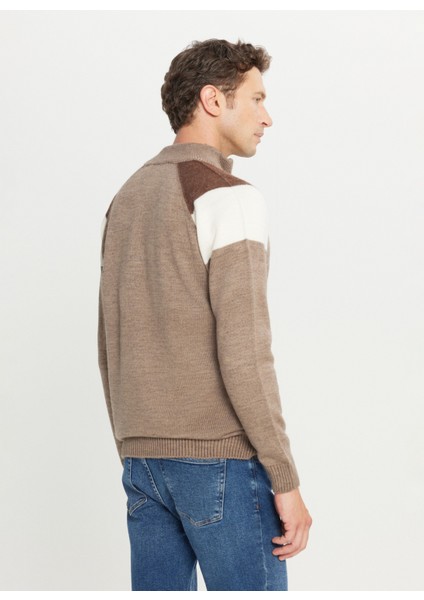 Bato Yaka Standart Vizon - Kahve Erkek Kazak ACE049261481_VZK indirimleri