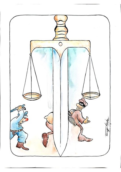 Tode Blazevski 35X25CM Orijinal Karikatür Tablo modelleri