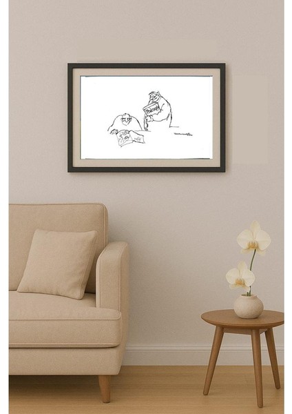 Vasantha Hosabettu 25X16CM Orijinal Karikatür Tablo fiyatları