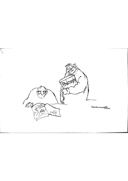 Vasantha Hosabettu 25X16CM Orijinal Karikatür Tablo modelleri