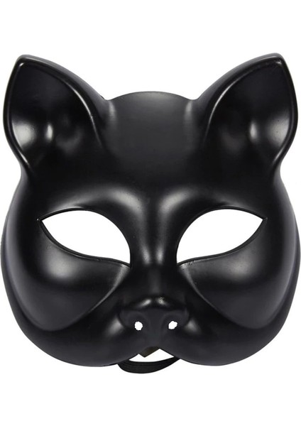 Siyah Renk Lüks Kedi Maskesi 12X13 cm fırsatları