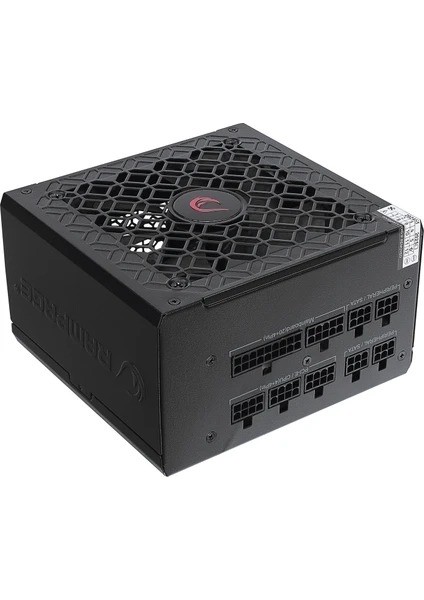 Rampage Mate M650-80PB 650W 80+ 12CM Fanlı Full Moduler Psu (Siyah)