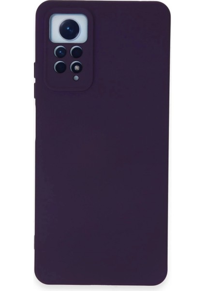 Xiaomi Redmi Note 12 Pro 4g Kılıf Nano Içi Kadife Silikon - Mor (K95)