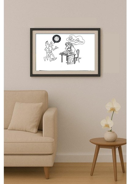 Afonso Carlos Fernandes 29X21CM Orijinal Karikatür Tablo fiyatları