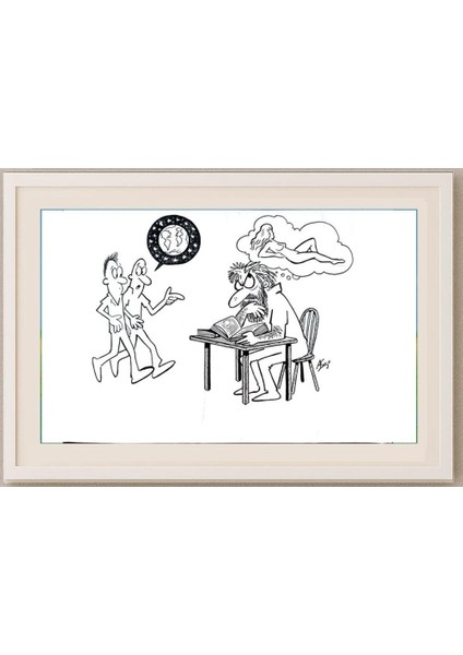 Afonso Carlos Fernandes 29X21CM Orijinal Karikatür Tablo fırsatları