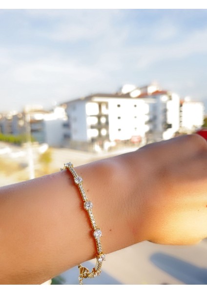 Kadın Xuping Çelik Bileklik