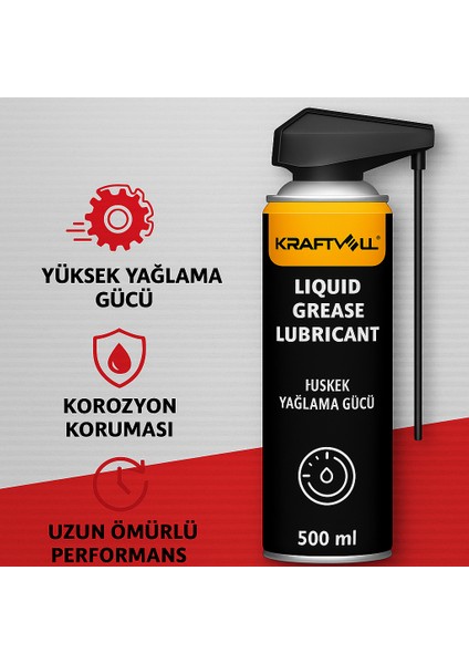 17042013 Sıvı Gres Yağlayıcı Kraftvol 500 ml fiyatları