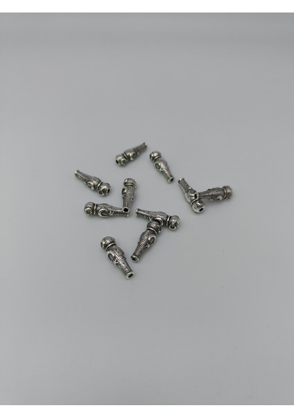 Ayyıldız Model Zamak Döküm Nikel Kaplama Tesbih Imamesi 10 Adet – Tesbih Malzemesi