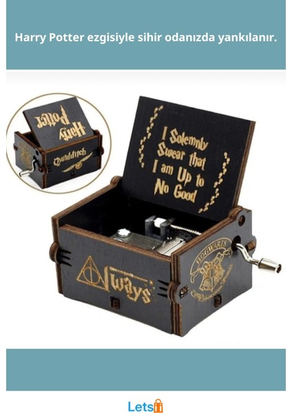 Harry Potter Ahşap Çevirmeli Müzik Kutusu fiyatları