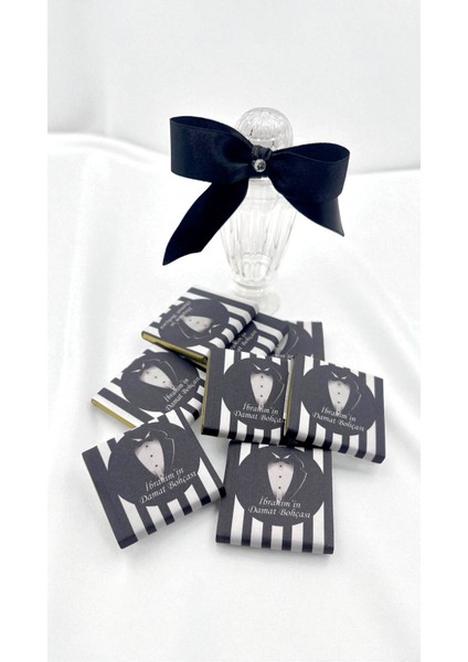 Damat Bohçası Isme Özel Çikolata modelleri