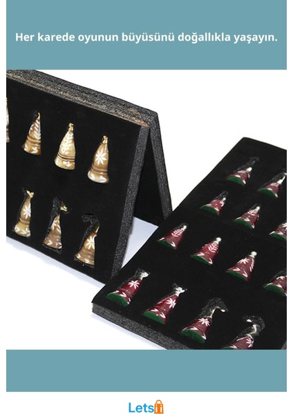 Özel Tasarım El Yapımı Ahşap Satranç Taşı Seti 32 Adet fiyatları