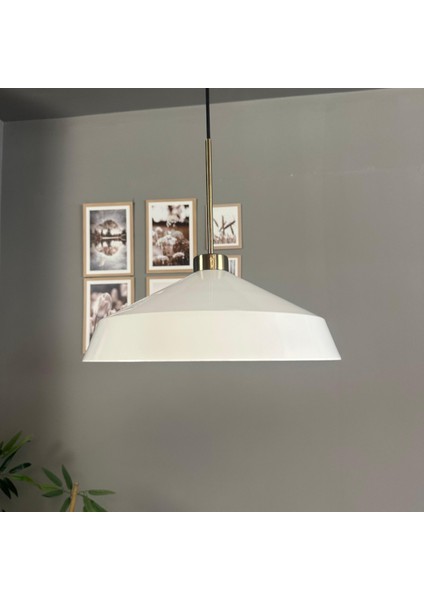 Lema Beyaz Tekli Avize Ince Eskitme Başlık Sarkıt Lamba Restoran Cafe Salon Avizeleri fiyatları