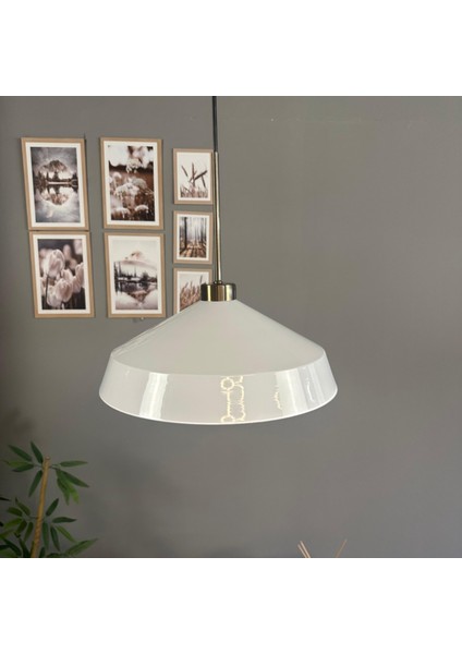 Lema Beyaz Tekli Avize Ince Eskitme Başlık Sarkıt Lamba Restoran Cafe Salon Avizeleri indirimleri