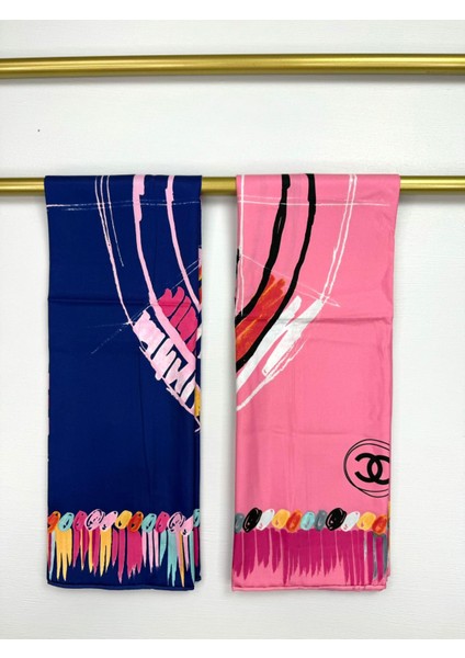 C Desen Ithal Twil Ipek Eşarp 90X90 fiyatları