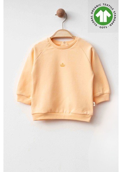 %100 Organik Pamuk Gots Sertifikalı Bebek Sweatshirt