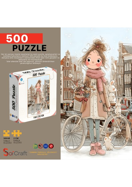 500 Parça Puzzle Pembe Atkılı Kızın Hikayesi
