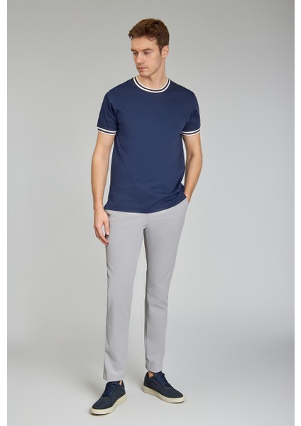 Yaka Detaylı Erkek Cool Touch Lacivert Tshirt TS24Y24107_D39 fiyatları