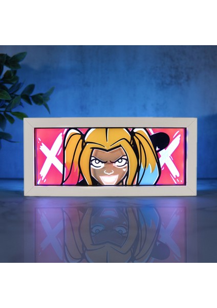 Harley Quinn LED Işık Kutusu