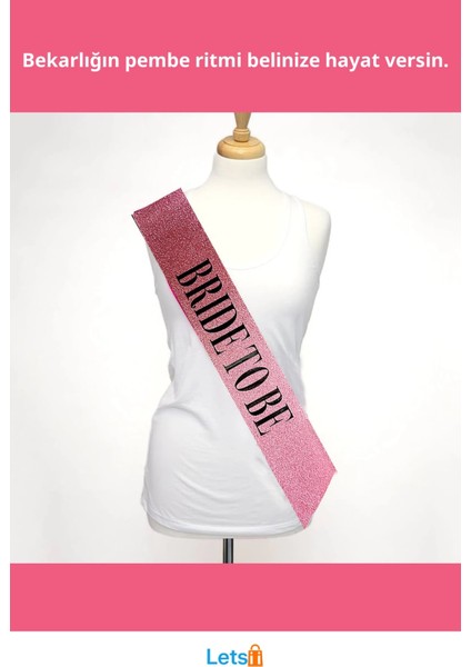 Pembe Bride To Be Kuşak Kemer Gelin Adayları Için fiyatları