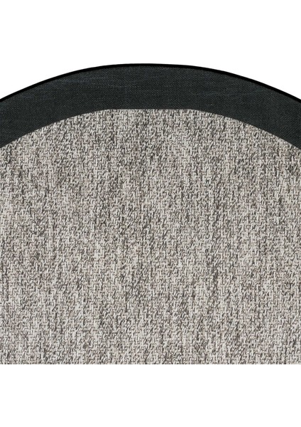 Pratico Gri Oval Mutfak Halısı Sisal Görünümlü Makinede Yıkanan Kaymaz Dot Taban Dijital Baskı Halı fırsatları