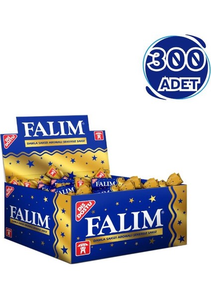 Damla Aromalı Sakız (100 x 1,4g- 3 Adet)