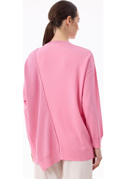 Örgü Detaylı Tunik Pembe fırsatları