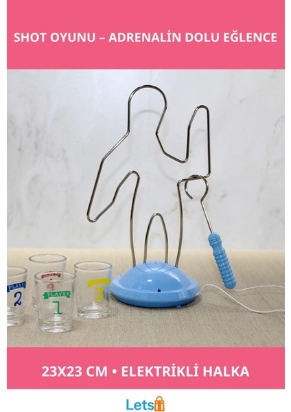 Eğlenceli Dokunma Yanarsın Interaktif Shot Oyunu 23X23 cm