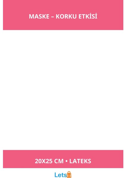 Jason Hannibal Korku Temalı Lateks Maske