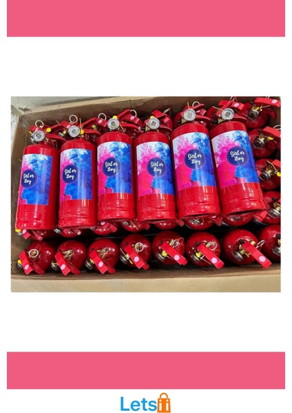 Cinsiyet Tüpü Pembe Renkli Eğlenceli Gender Reveal Partisi Ürünü modelleri