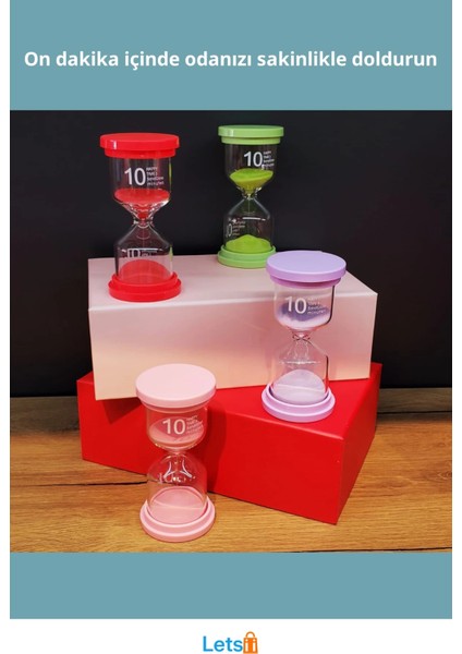 Şık Tasarımlı 10 Dakikalık Kum Saati fiyatları