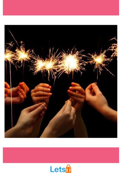 Renkli Parti Organizasyon Pasta Maytapı 25 cm 10 Adet indirimleri