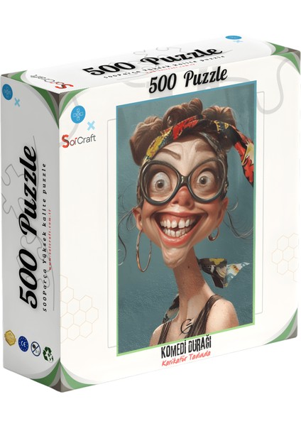 500 Parça Puzzle Karikatür Tadında Hayat fiyatları