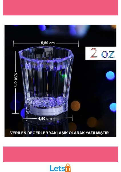 Renkli LED Parlayan Fiber Optik Glow Işıklı Bardak 1 Adet indirimleri