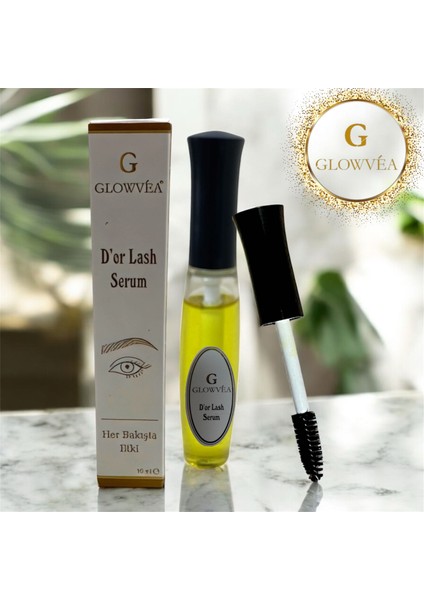 Glowvea Kaş ve Kirpik Serumu (10ML) Besler Güçlendirir Dolgunlaştırır fiyatları
