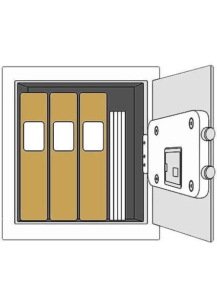 Ev ve Ofis Tipi Motorlu Şifreli 40 cm Çelik Para Kasası Güvenli Para Kasası modelleri